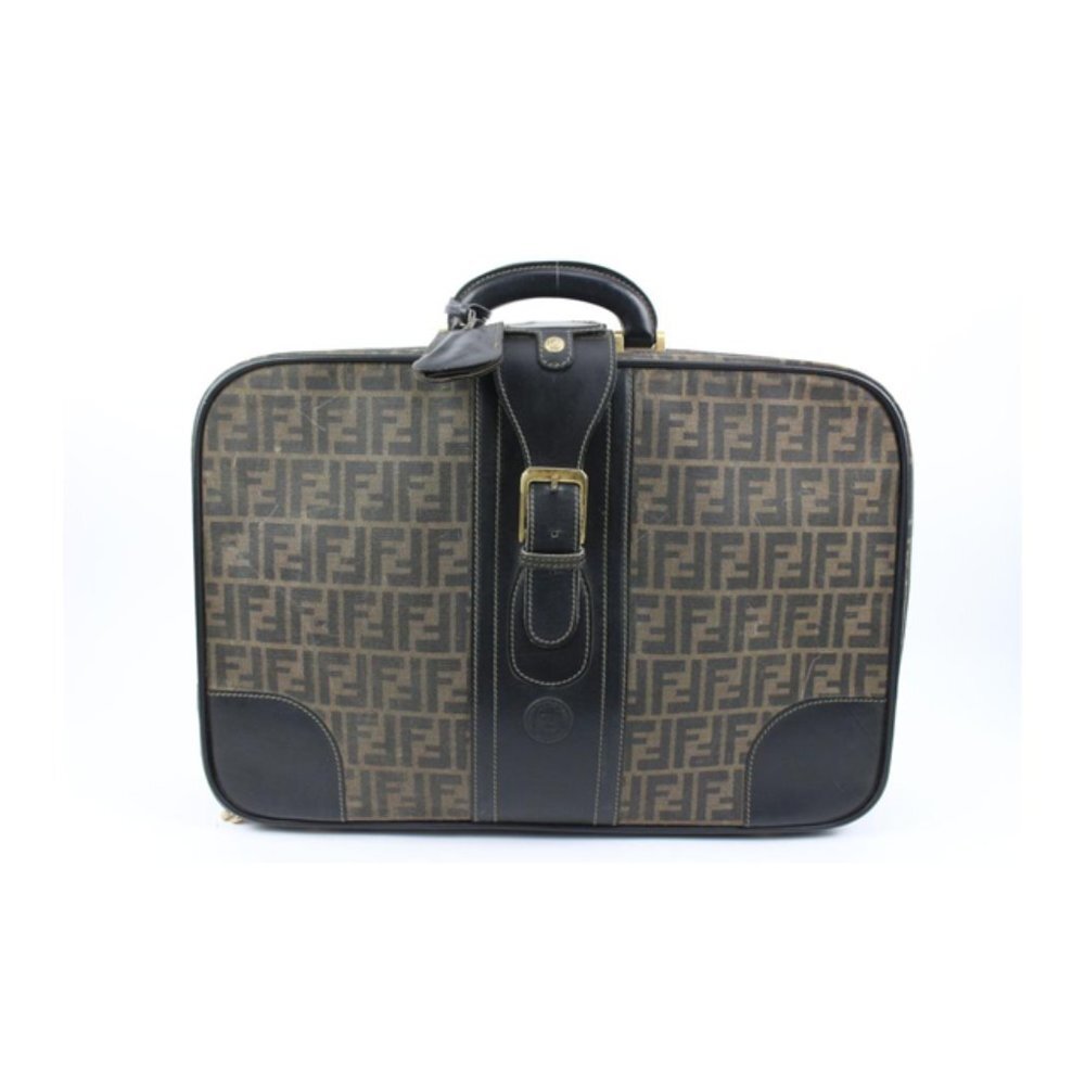 Fendi Brown Monogram FF Zucca Trunk Luggage Suitcase 119f10